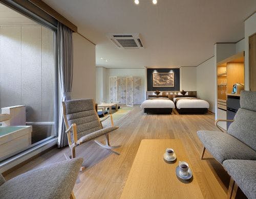 304 檜露天風呂付（3階）です。