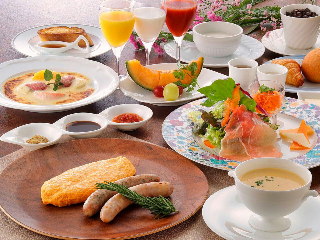 洋食朝食一例です。
