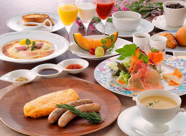 洋食朝食一例です。