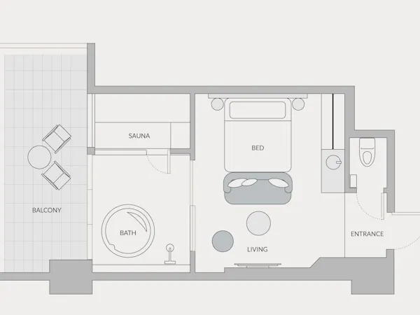 サウナキング間取りイメージ