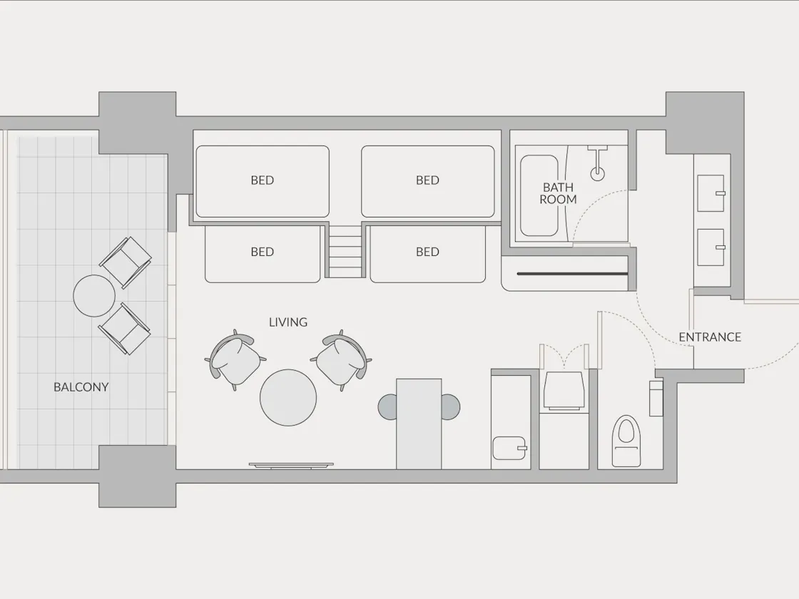 バンク間取りイメージ