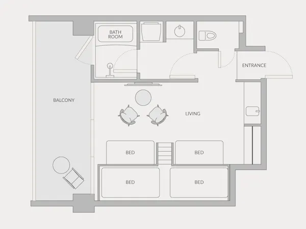 ペットバンク間取りイメージ