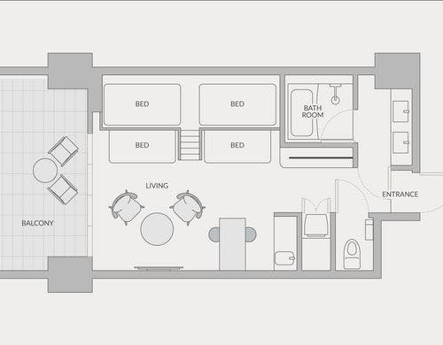 バンク間取りイメージ