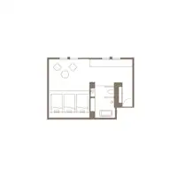 コンパクトスイート|間取り