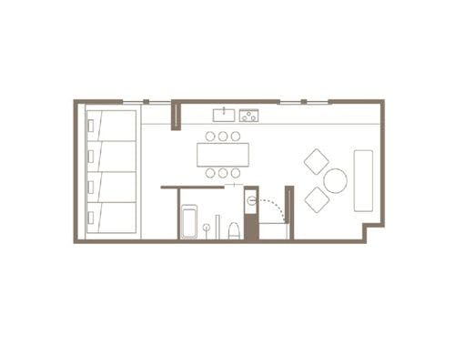 エクステンデッドスイート｜間取り