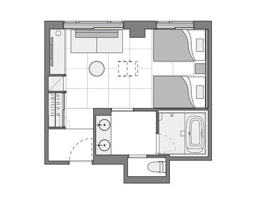 スーペリアツイン withソファベッド