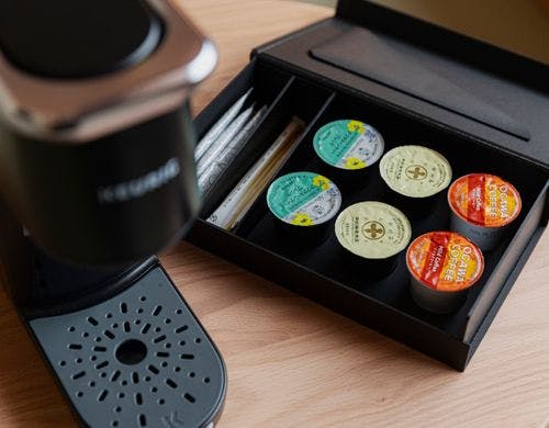 客室ドリップスタイルコーヒー-KEURIG-
