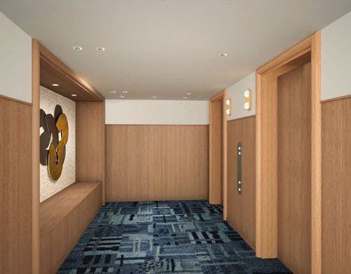 エレベーターホール客室フロア