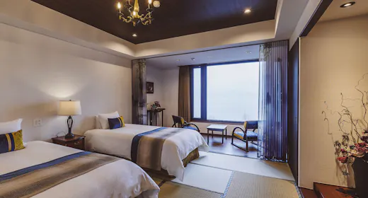 【โคจิน◇ห้องพักสไตล์ญี่ปุ่น 10 เสื่อทาทามิ พร้อมเตียง】