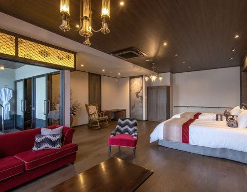 美湖の雫◇露天風呂付スイート【湖側6階】