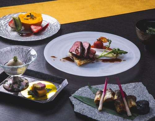 【連泊】2泊目ご夕食「山響夕膳」一例