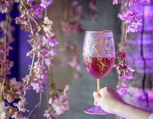 信州ワイン限定グラスで乾杯