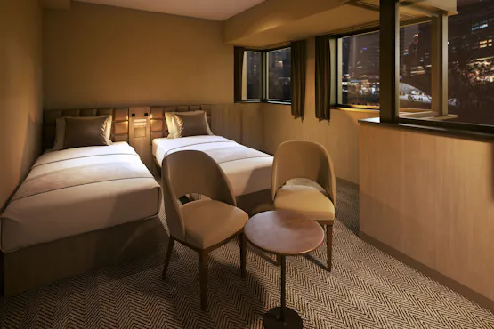 27平米雙床房示意圖