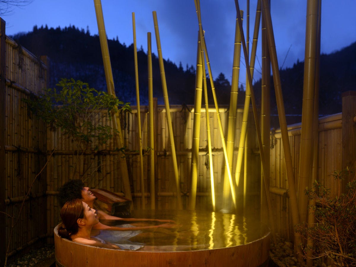 三つの貸切温泉は無料で何度でもご利用OK！