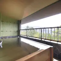 ◆노천탕이 있는 최상층 일본식 및 서양식 객실 (예)