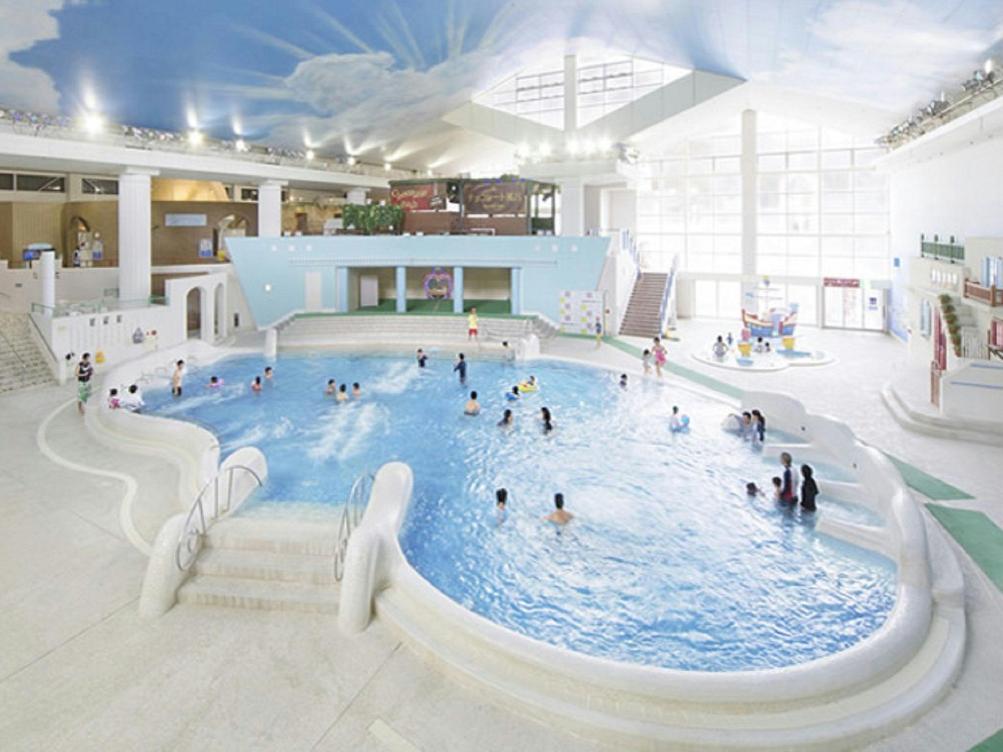 하코네에서 인기 있는 온천 놀이공원