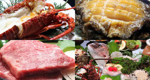 冨久家究極メニュー「満冨久膳」3大三重ブランド!伊勢海老&鮑&松阪牛を味わう
