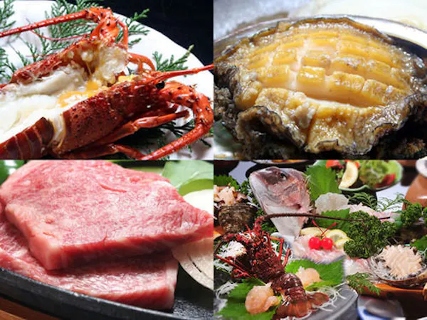 冨久家究極メニュー「満冨久膳」3大三重ブランド!伊勢海老&鮑&松阪牛を味わう