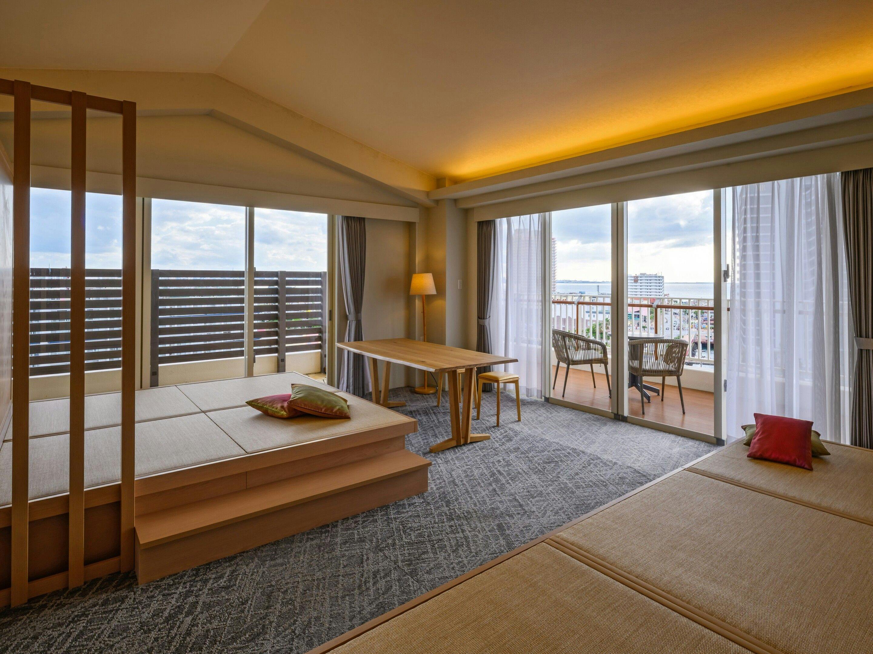 ห้องพักแบบญี่ปุ่นสำหรับกลุ่ม