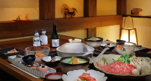 【一泊二食付】仙台牛ステーキ・だししゃぶ食べ比べ会席(東館)