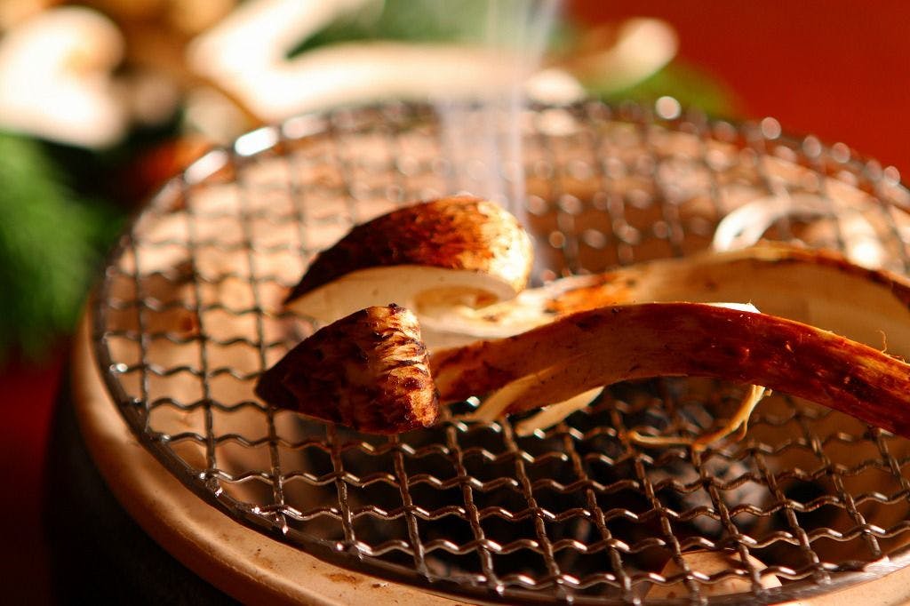 焼き松茸