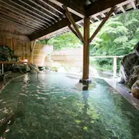 湯西川清流沿いの源泉かけ流し美肌の湯