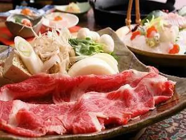 【一休】ボリューム満点~厳選黒毛和牛すきやき会席<夕朝食はお食事処>