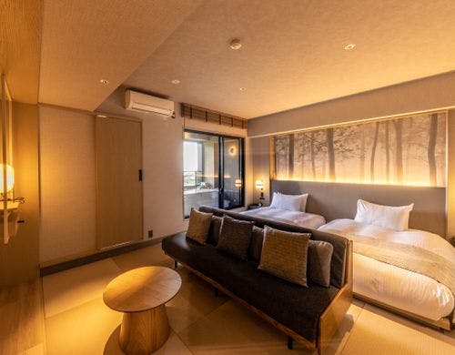 「LAKA」露天風呂付ツイン客室（10畳）