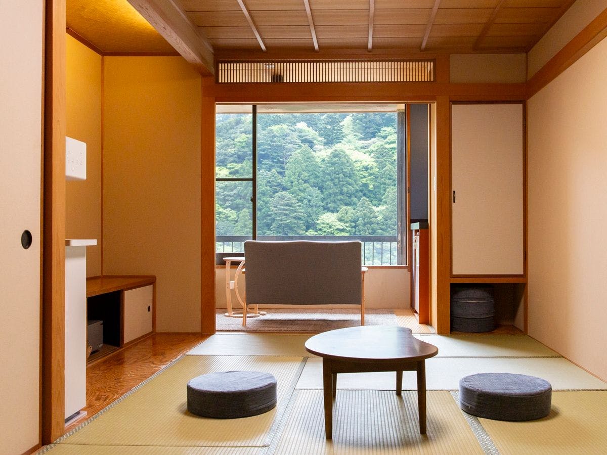 Kamar Ekonomis / Kamar Gaya Jepang 8 Tatami (dengan Kamar Mandi dan Toilet) / Bebas Rokok
