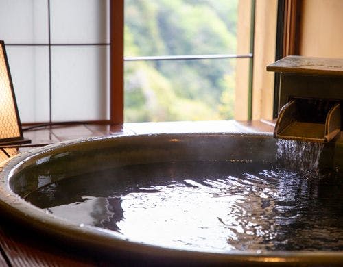 温泉半露天風呂付特別室／10畳＋ベッド