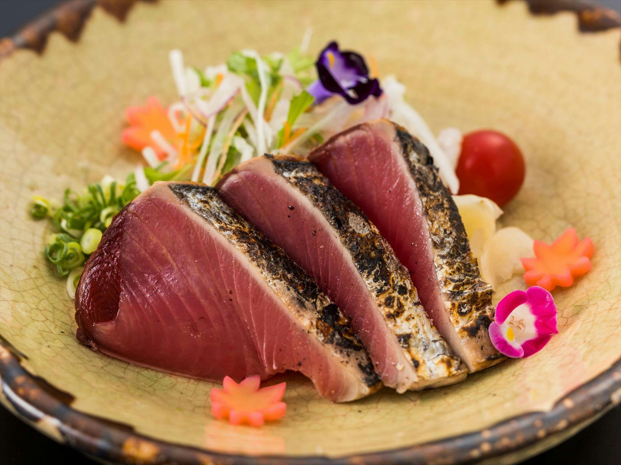 名物・鰹のタタキ