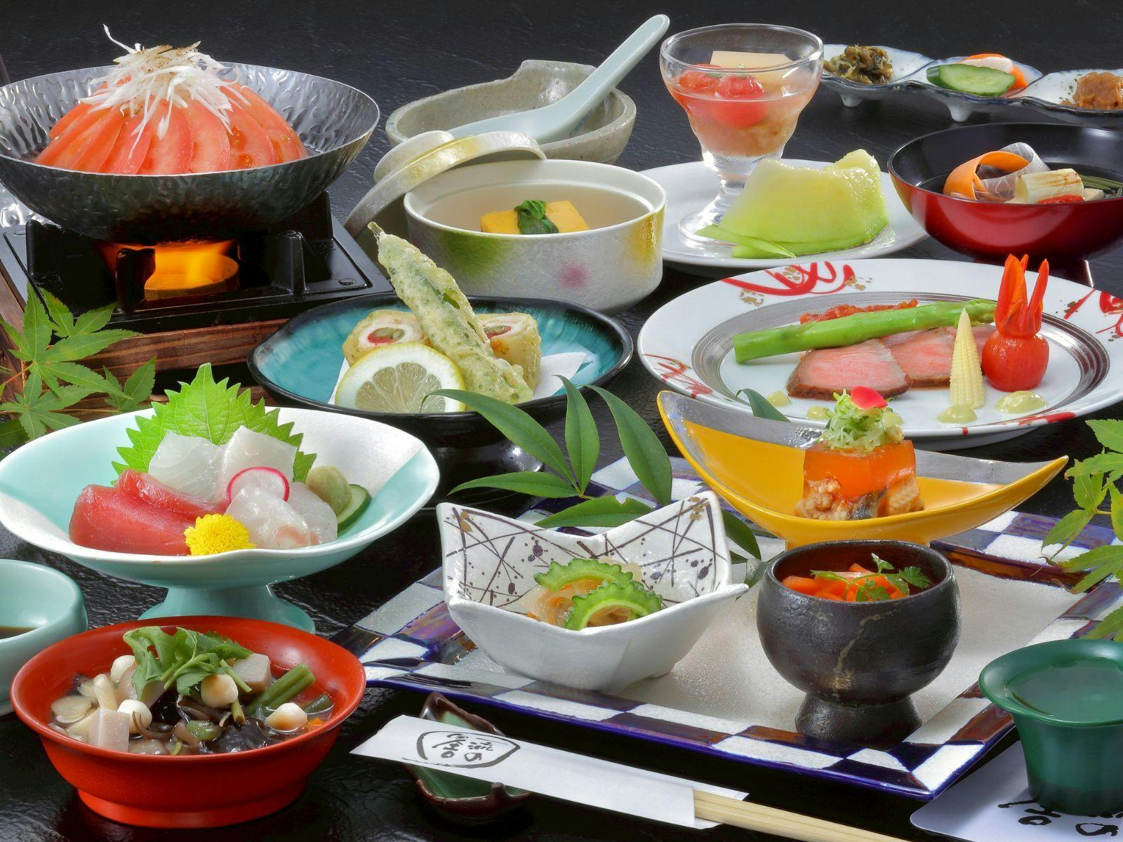 創作料理が自慢の宿　会津　喜多方　熱塩温泉　山形屋