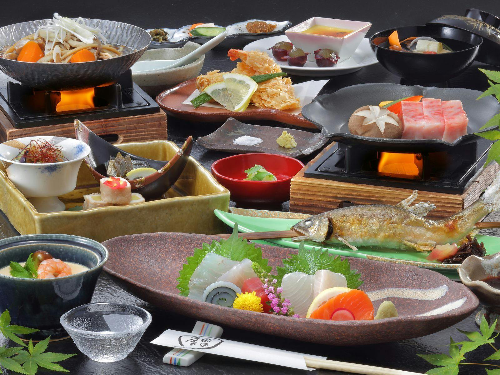 創作料理が自慢の宿　会津　喜多方　熱塩温泉　山形屋