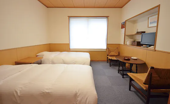 ツインの部屋で上高地ステイ♪ベッドルーム