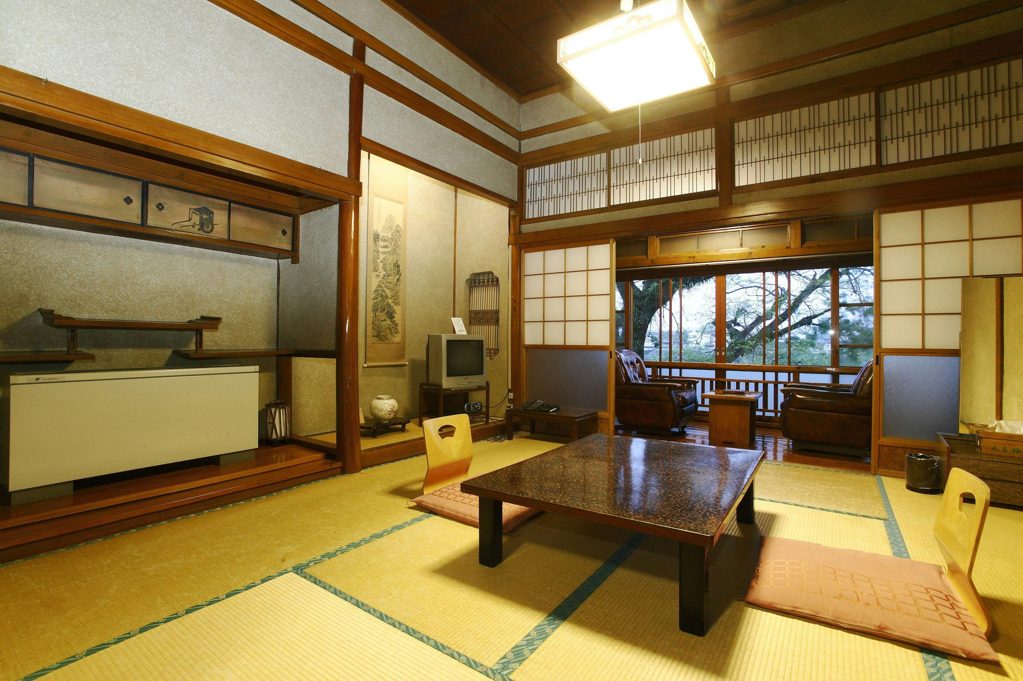 ห้องพักมีขนาด 8 หรือ 10 เสื่อทาทามิ