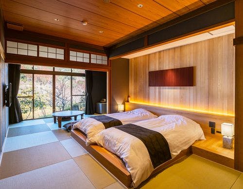 離れ露天風呂付天風呂付き“和洋室”～亀～