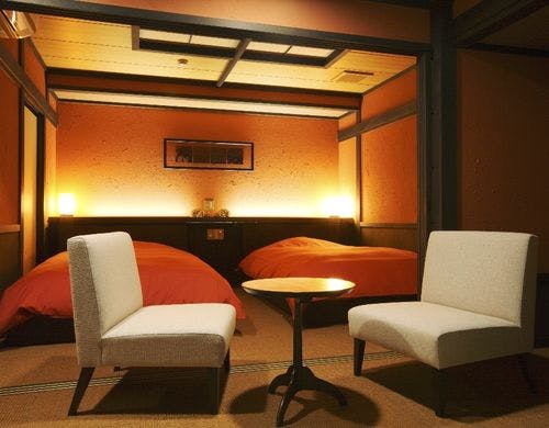 駿河湾に面した「贅の和洋室」からの眺望