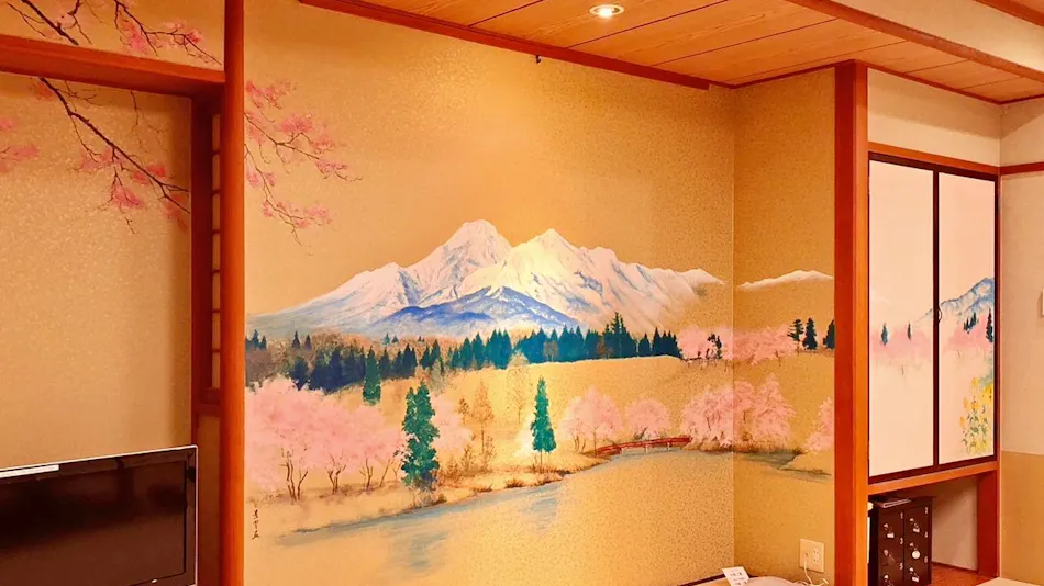 Accommodation Overlooking the Echigo Plain and Yahiko Mountain Range - Hoho -