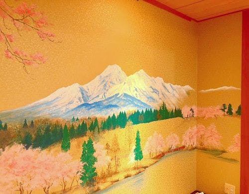 絵画特別／弥彦連山大パノラマルーム眺望例