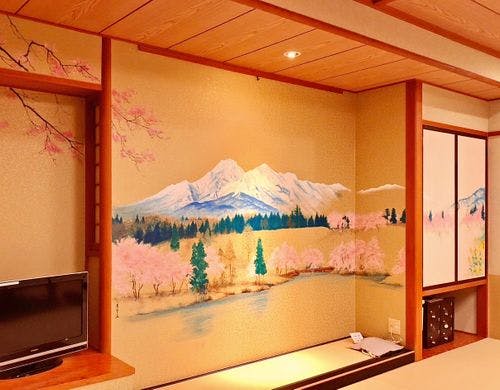 特別室「妙高山春爛」アートルームイメージ