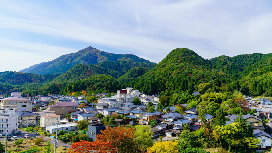 Accommodation Overlooking the Echigo Plain and Yahiko Mountain Range - Hoho -