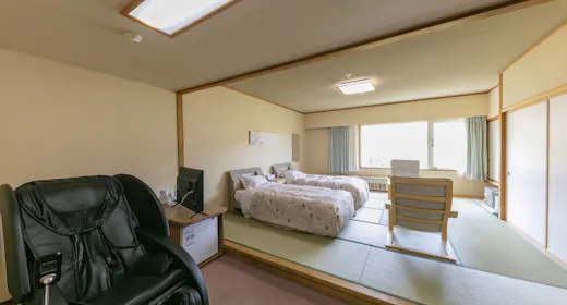 絶景マッサージチェア付き和ツイン