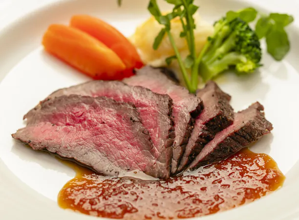 <อาหารเย็น> เนื้อย่างอาคางิ