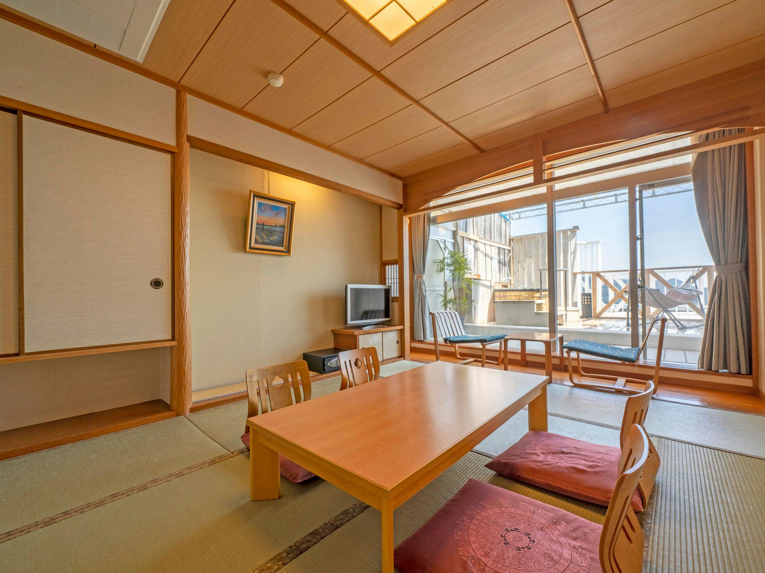 【寵物不可】附溫泉露天浴池的和室