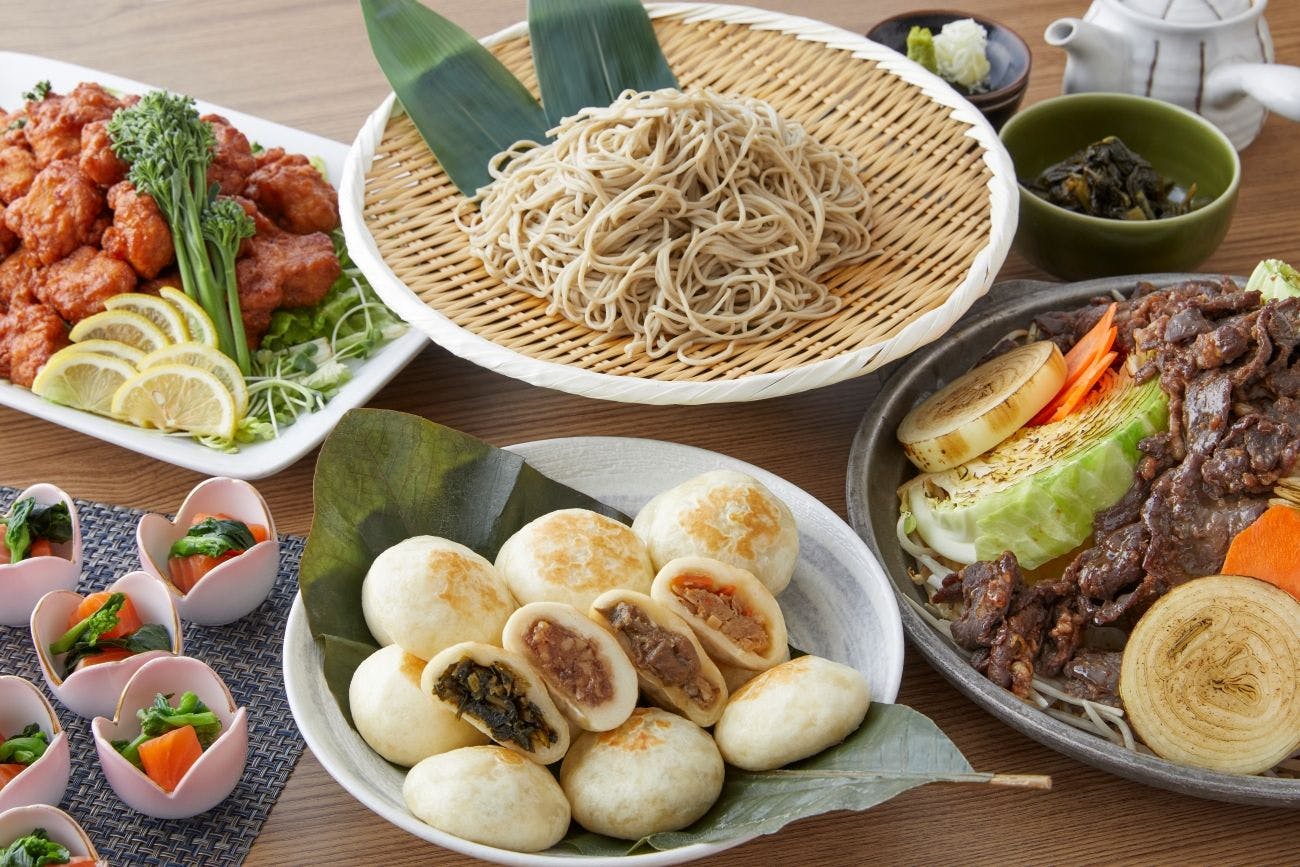 【4/14～11/3】คุ้มค่า! แผนบุฟเฟ่ต์อาหารตามฤดูกาลชินชู! ขับรถไปฮาคุบะเมาน์เทนฮาร์เบอร์เพียง 20 นาที!