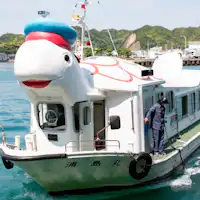 Famous Shuttle Service Boat “Urashima-maru”