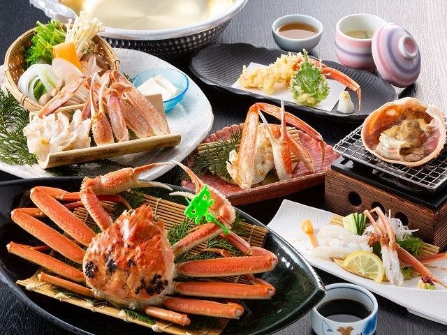 活け松葉がにコース