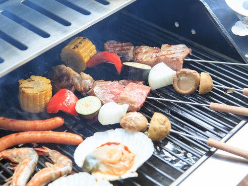 コテージでBBQを満喫！
