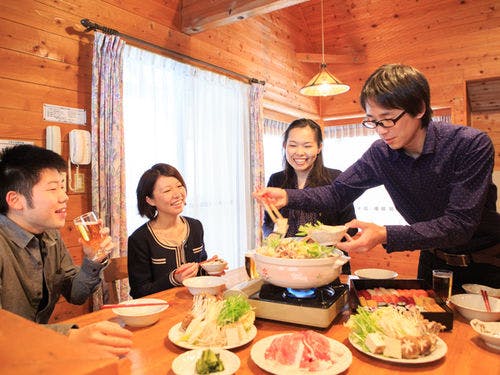 コテージでお部屋食！