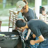 *【พนักงาน BBQ】